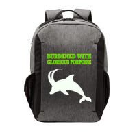 Burdened With Glorious Porpoise Vector Backpack
