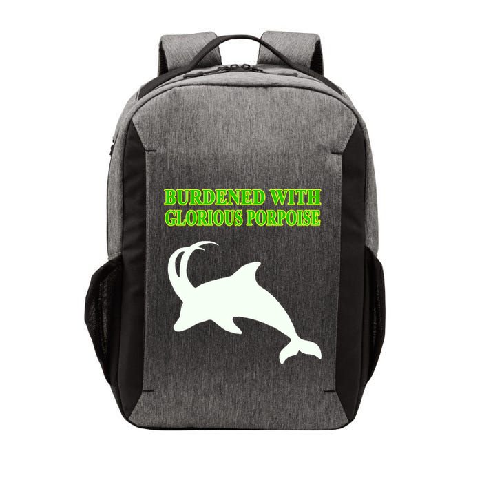 Burdened With Glorious Porpoise Vector Backpack
