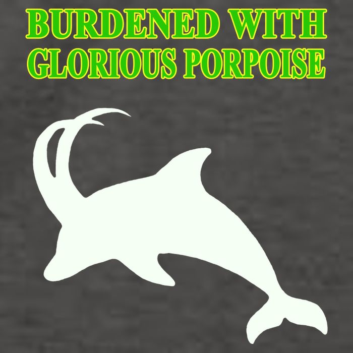 Burdened With Glorious Porpoise Vector Backpack