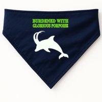Burdened With Glorious Porpoise USA-Made Doggie Bandana