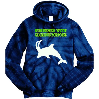 Burdened With Glorious Porpoise Tie Dye Hoodie