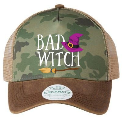 Bad Witch Good Witch Halloween Bestie Matching Bff Gift Legacy Tie Dye Trucker Hat