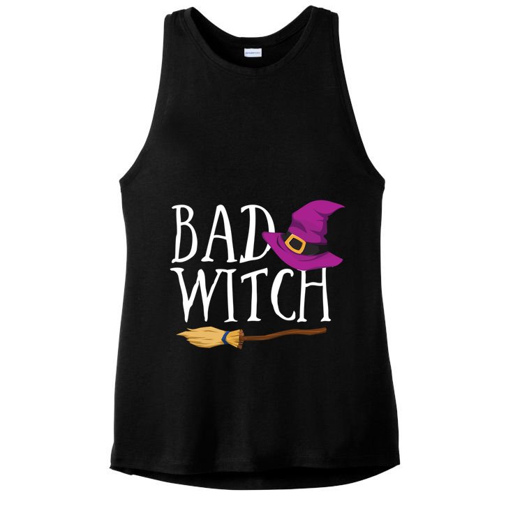 Bad Witch Good Witch Halloween Bestie Matching Bff Gift Ladies PosiCharge Tri-Blend Wicking Tank