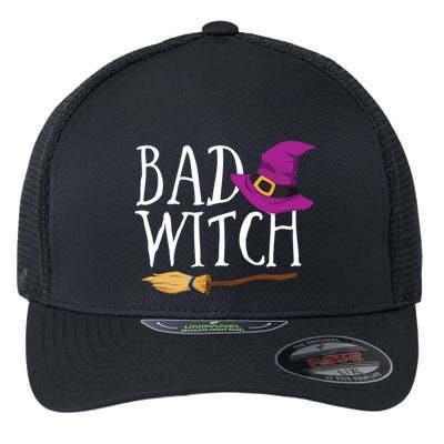 Bad Witch Good Witch Halloween Bestie Matching Bff Gift Flexfit Unipanel Trucker Cap