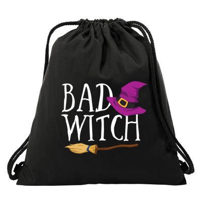 Bad Witch Good Witch Halloween Bestie Matching Bff Gift Drawstring Bag