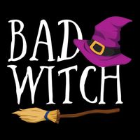 Bad Witch Good Witch Halloween Bestie Matching Bff Gift Wool Snapback Cap
