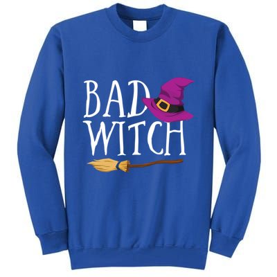Bad Witch Good Witch Halloween Bestie Matching Bff Gift Tall Sweatshirt