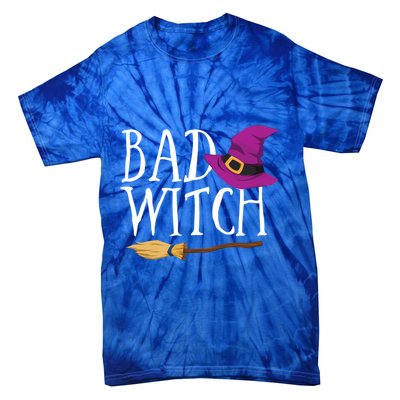 Bad Witch Good Witch Halloween Bestie Matching Bff Gift Tie-Dye T-Shirt