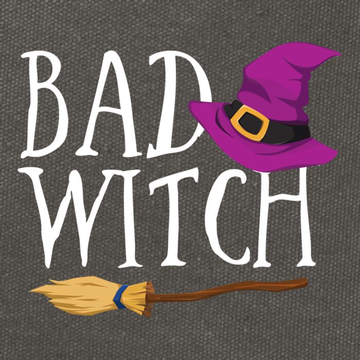 Bad Witch Good Witch Halloween Bestie Matching Bff Gift Cotton Canvas Backpack