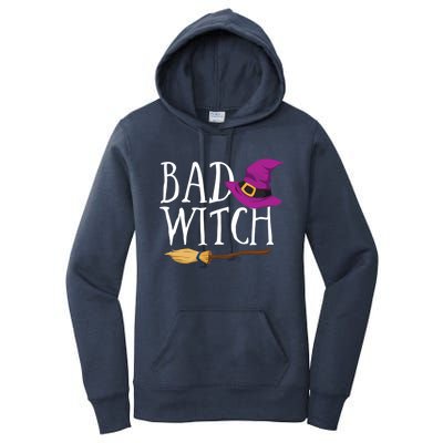 Bad Witch Good Witch Halloween Bestie Matching Bff Gift Women's Pullover Hoodie