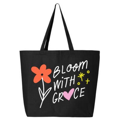 Bloom With Grace Summer Quote 25L Jumbo Tote