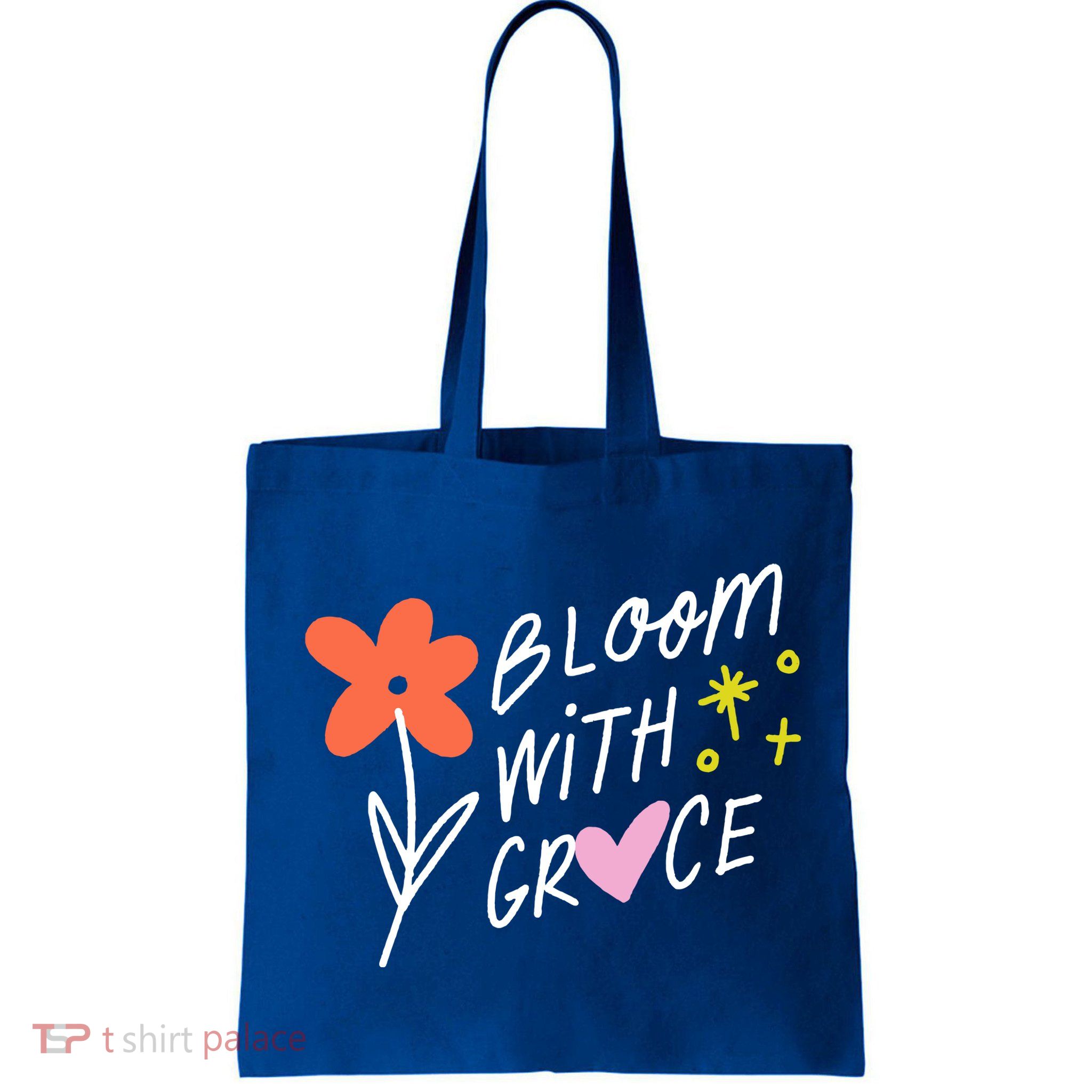 Bloom With Grace Summer Quote Bag