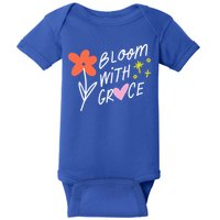 Bloom With Grace Summer Quote Baby Bodysuit