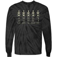 Black White Gay Straight Pirate Skeleton Human Right Tie-Dye Long Sleeve Shirt