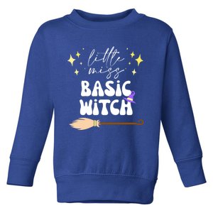 Basic Witch Halloween Design For Spooky Parties Cute Gift Toddler Sweatshirt