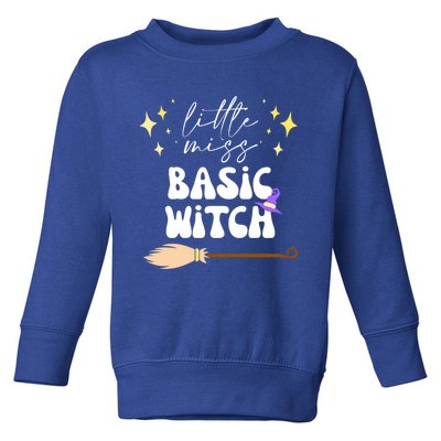 Basic Witch Halloween Design For Spooky Parties Cute Gift Toddler Sweatshirt