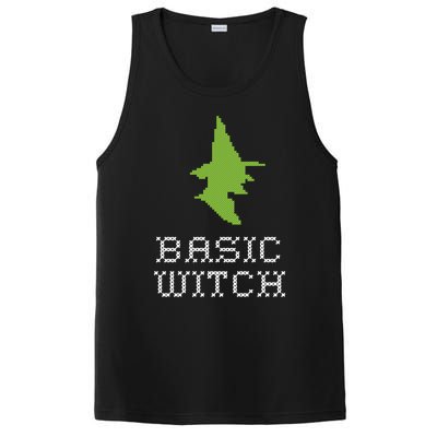 Basic Witch Halloween Original Funny Quote Saying Graphic Meaningful Gift PosiCharge Competitor Tank