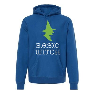 Basic Witch Halloween Original Funny Quote Saying Graphic Meaningful Gift Premium Hoodie