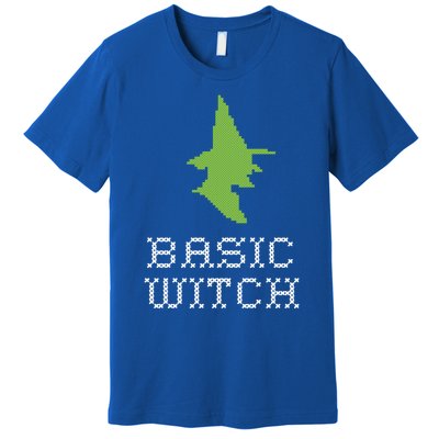 Basic Witch Halloween Original Funny Quote Saying Graphic Meaningful Gift Premium T-Shirt