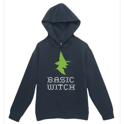 Basic Witch Halloween Original Funny Quote Saying Graphic Meaningful Gift Urban Pullover Hoodie