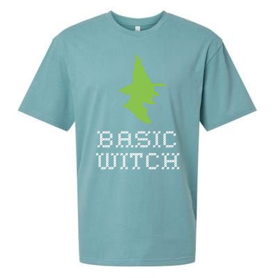 Basic Witch Halloween Original Funny Quote Saying Graphic Meaningful Gift Sueded Cloud Jersey T-Shirt