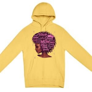 Black Women Happy Mothers Day Mom African American Gifts Premium Pullover Hoodie