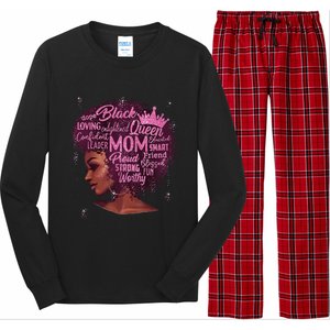 Black Women Happy Mothers Day Mom African American Gifts Long Sleeve Pajama Set