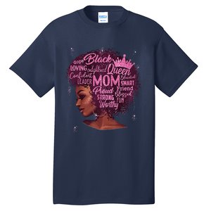 Black Women Happy Mothers Day Mom African American Gifts Tall T-Shirt