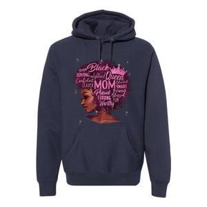 Black Women Happy Mothers Day Mom African American Gifts Premium Hoodie