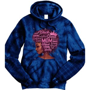 Black Women Happy Mothers Day Mom African American Gifts Tie Dye Hoodie