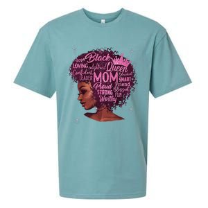 Black Women Happy Mothers Day Mom African American Gifts Sueded Cloud Jersey T-Shirt