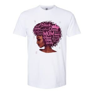 Black Women Happy Mothers Day Mom African American Gifts Softstyle CVC T-Shirt