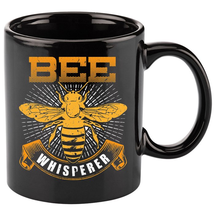 Bee Whisperer Honey Farmer Beekeeper Beekeeping 11oz C Handle Ceramic Mug