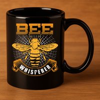 Bee Whisperer Honey Farmer Beekeeper Beekeeping 11oz C Handle Ceramic Mug