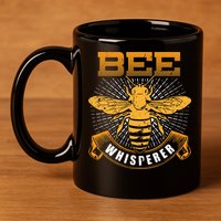 Bee Whisperer Honey Farmer Beekeeper Beekeeping 11oz C Handle Ceramic Mug