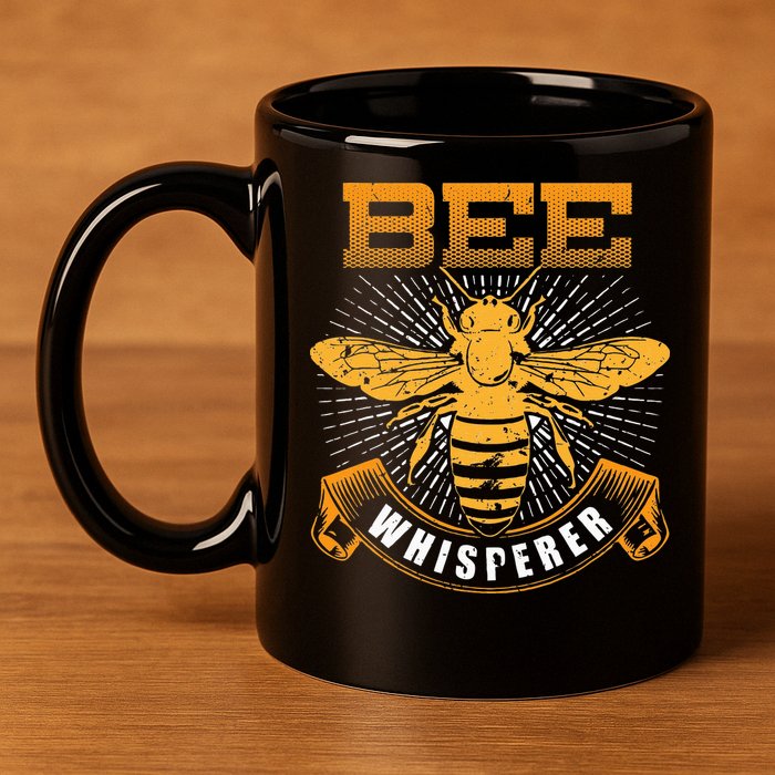 Bee Whisperer Honey Farmer Beekeeper Beekeeping 11oz C Handle Ceramic Mug