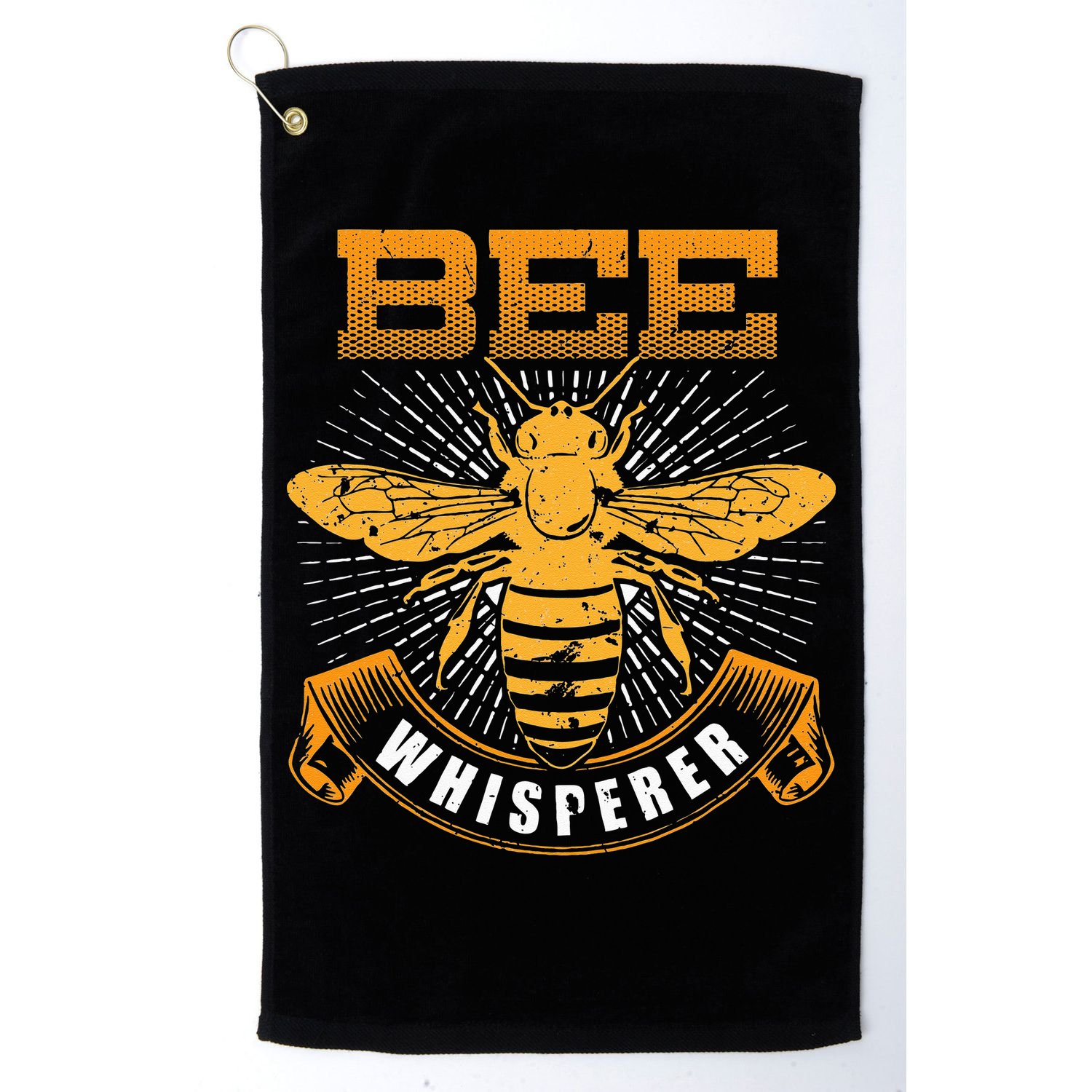 Bee Whisperer Honey Farmer Beekeeper Beekeeping Golf Towel