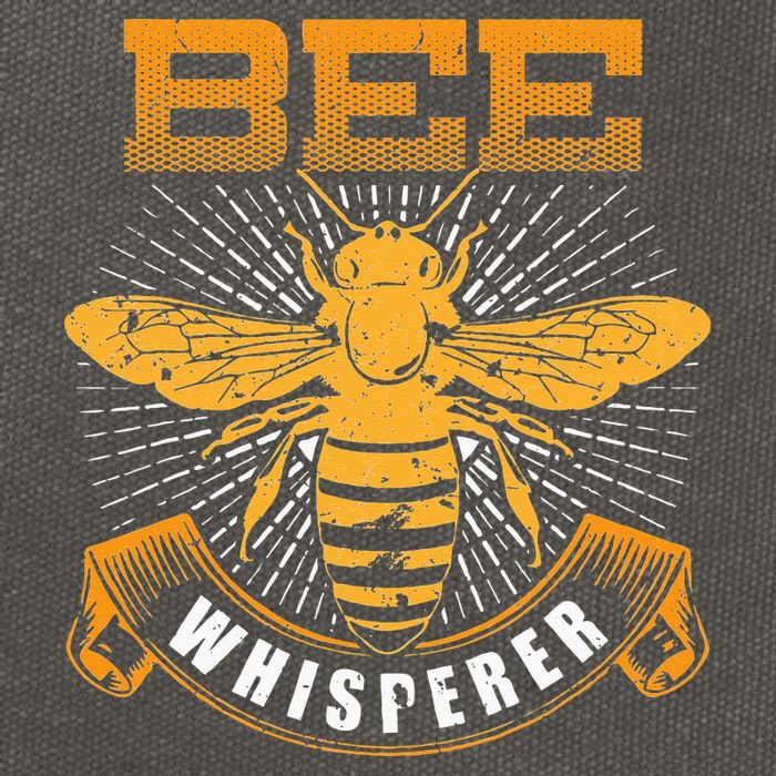 Bee Whisperer Honey Farmer Beekeeper Beekeeping Cotton Canvas Backpack