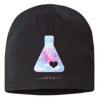 Beaker With Heart Gift Medical Lab Tech Love Lab Week Gift Sustainable Beanie