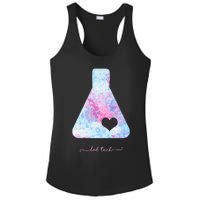 Beaker With Heart Gift Medical Lab Tech Love Lab Week Gift Ladies PosiCharge Competitor Racerback Tank