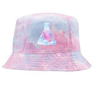 Beaker With Heart Gift Medical Lab Tech Love Lab Week Gift Tie-Dyed Bucket Hat