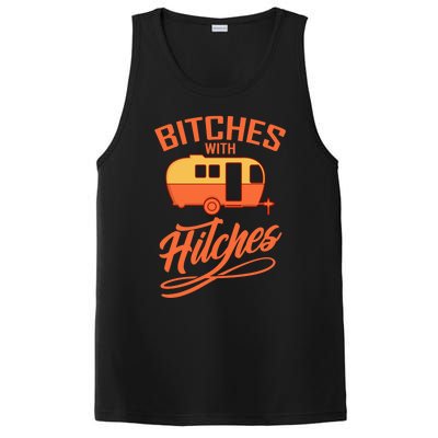 Bitches With Hitches Funny Camping Gift Forn Gift PosiCharge Competitor Tank