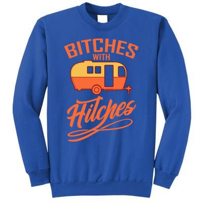 Bitches With Hitches Funny Camping Gift Forn Gift Sweatshirt