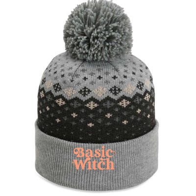 Basic Witch Halloween The Baniff Cuffed Pom Beanie