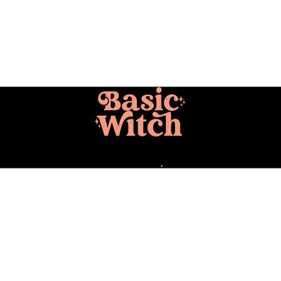 Basic Witch Halloween Bumper Sticker