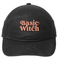 Basic Witch Halloween 7-Panel Snapback Hat