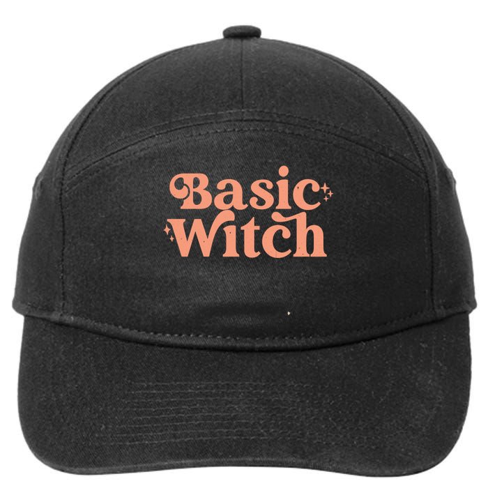 Basic Witch Halloween 7-Panel Snapback Hat