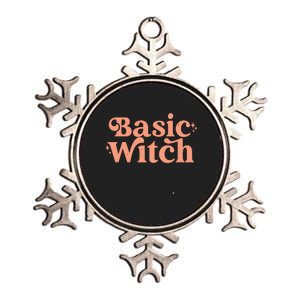 Basic Witch Halloween Metallic Star Ornament