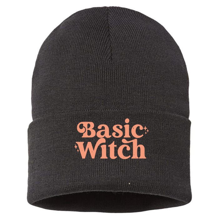 Basic Witch Halloween Sustainable Knit Beanie