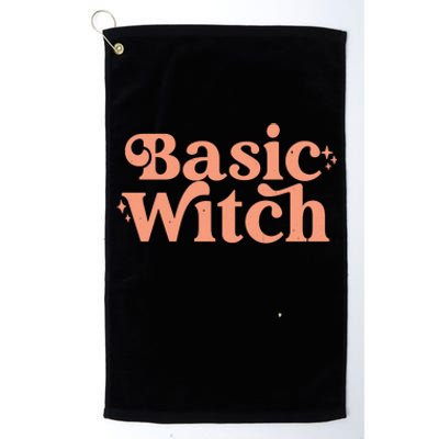 Basic Witch Halloween Platinum Collection Golf Towel